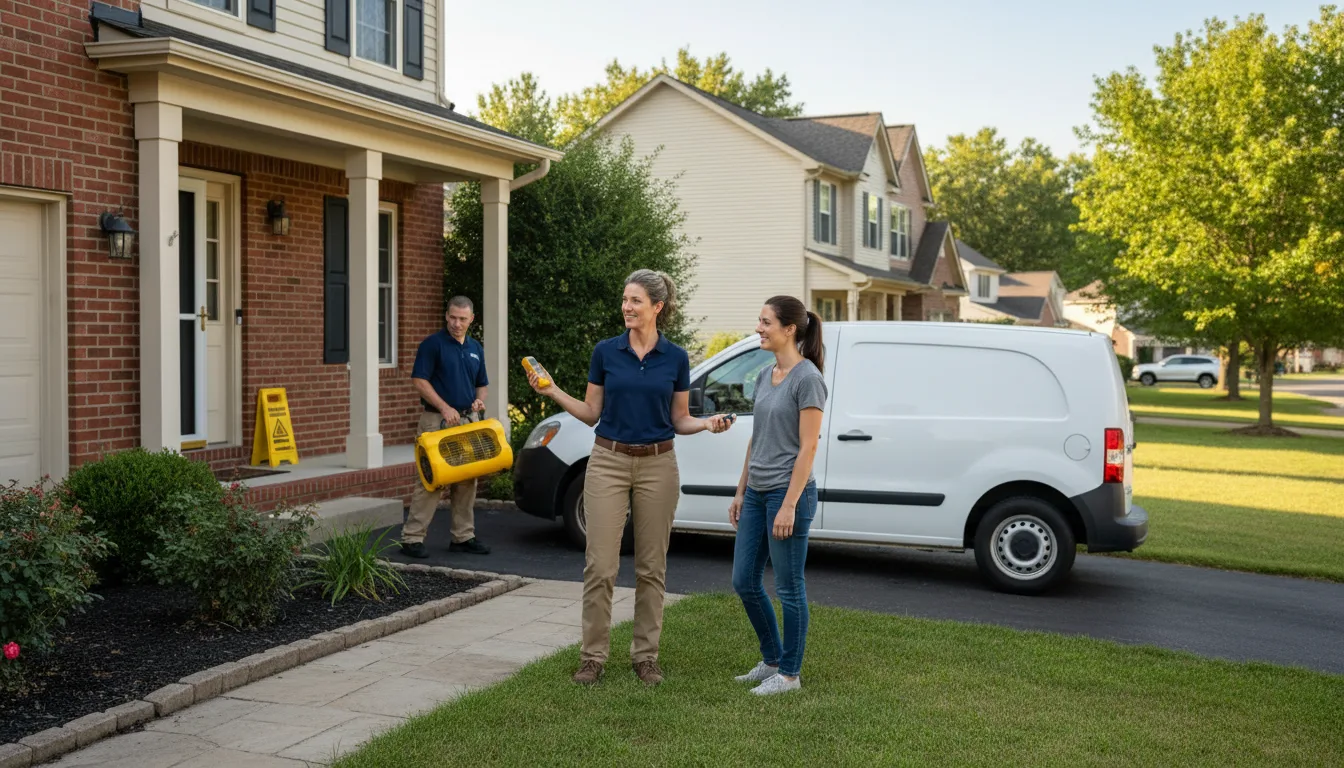 Water restoration image for Home Water Damage Repair in Hamlin, TX